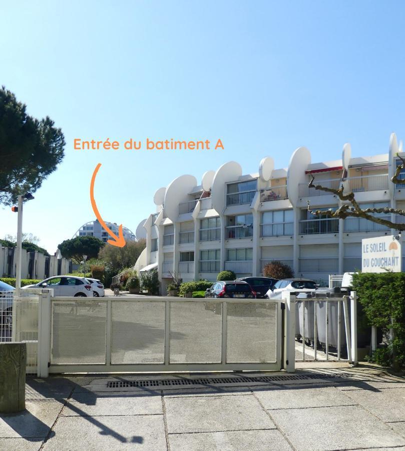 NEW - Studio cosy - Plages à 5min - Parking privé - WIFI - Commerces au pied du bâtiment La Grande Motte Extérieur photo