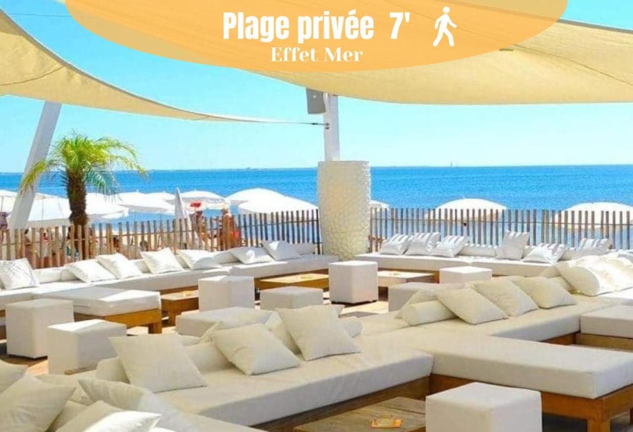 NEW - Studio cosy - Plages à 5min - Parking privé - WIFI - Commerces au pied du bâtiment La Grande Motte Extérieur photo
